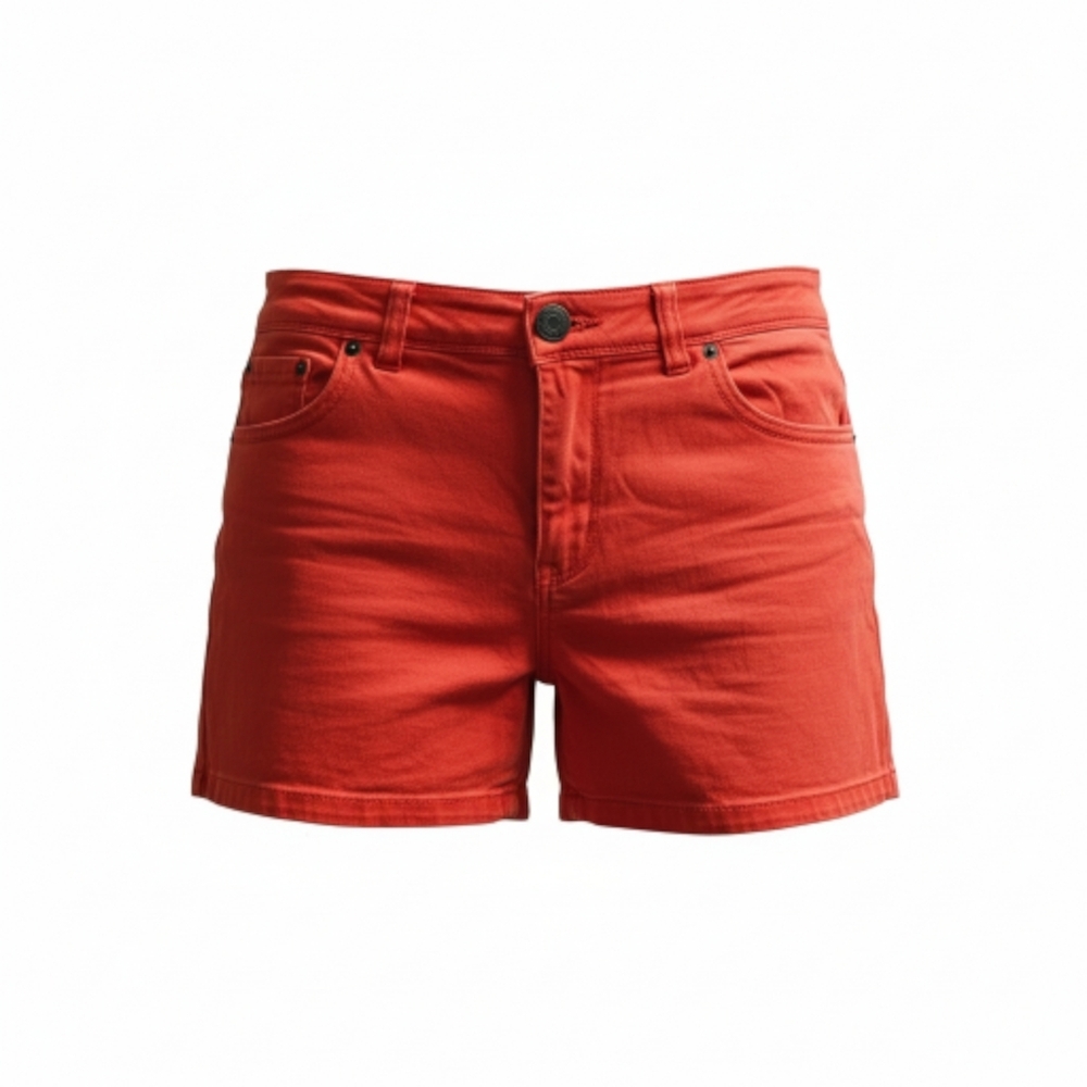 Guess Vibrant Red Jean Shorts